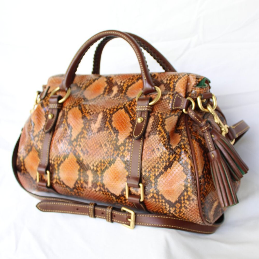 Dooney & Bourke Snakeskin python leather Florenti… - image 6